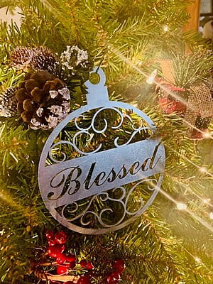 Blessed Christmas Ornament