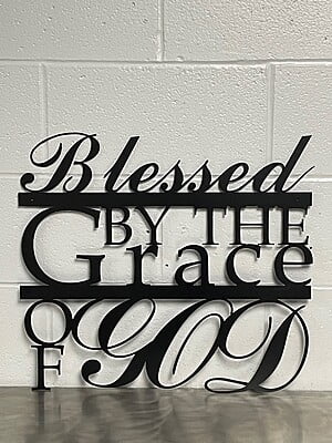 Blessed by the grace of god